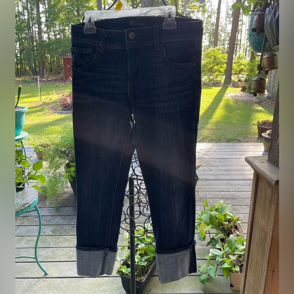 Kut from the Kloth cuffed jeans.